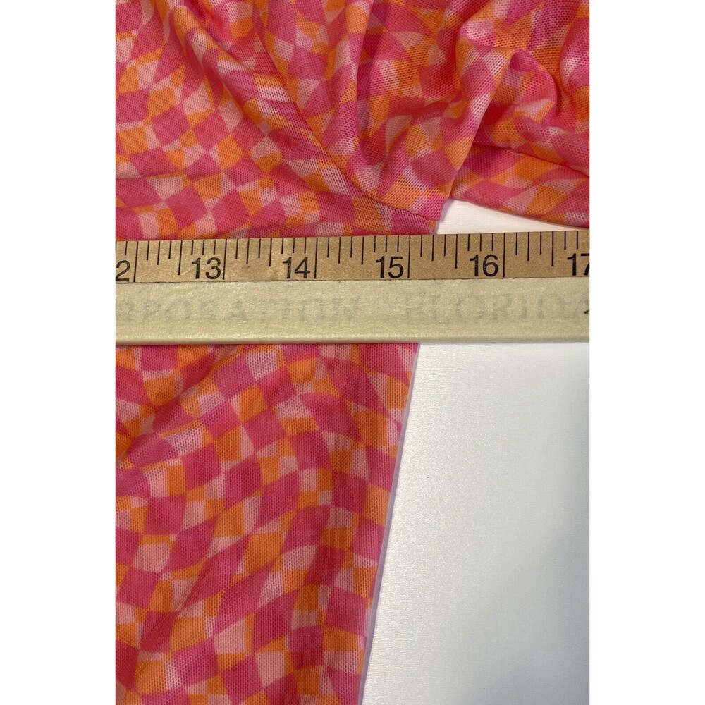 L*Space Bandera Triangle Top Sheer Tie Front Coverup Beach Cruise Small NWT - Picture 6 of 8